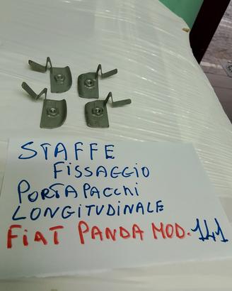 KIT FISSAGGIO PORTAPACCHI LONGITUDINALE FIAT 