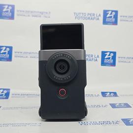 Canon PowerShot V10 argento (NUOVO) + Accessori