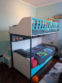 Cameretta Moretti compact  letto a castello