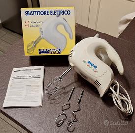Sbattitore Elettrico 5 Velocità + 4 Fruste 