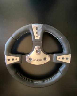 Volante Sparco 3 razze + mozzo sgancio rapido