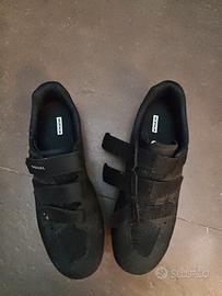 scarpe bici da corsa van rysel decathlon nero 41