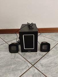 Casse amplificate con presa jack per pc e altro