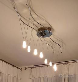 Lampadario soggiorno con 8 luci