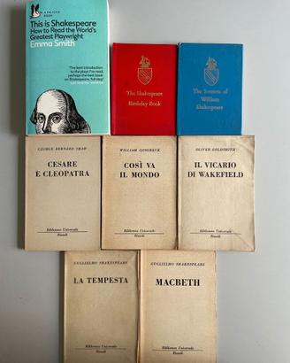 8 Libri Teatro e Letteratura Inglese - Shakespeare