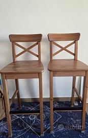 Coppia Sgabelli Ikea
