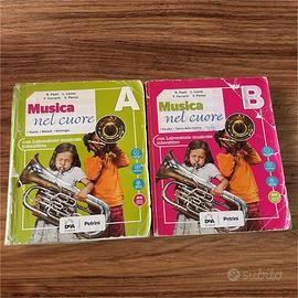 2 libri usati musica nel cuore A e B