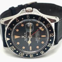 Vintage raro Rolex GMT cornino 1675 1960 originale
