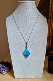collana Fiore Azzurro 