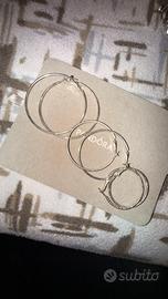 set orecchini a cerchio