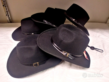 Cappelli Cowboy neri