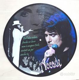 Vinile 33 giri da parete omaggio a Renato Zero 