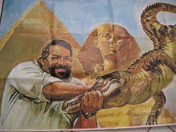 Manifesti di cinema a colori originali 140x100