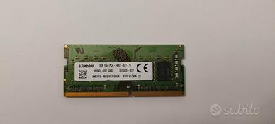 RAM DDR4 8GB Kingston 2400T