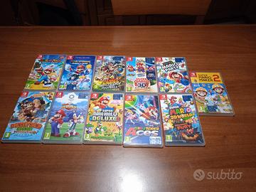 collezione giochi super Mario per Nintendo switch 
