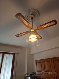 Lampadario con ventilatore 