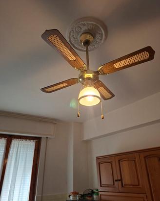 Lampadario con ventilatore 