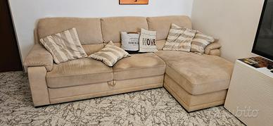 divano letto con chaise longue