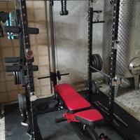 Home Gym Completa (Rack-bilanciere-dischi)