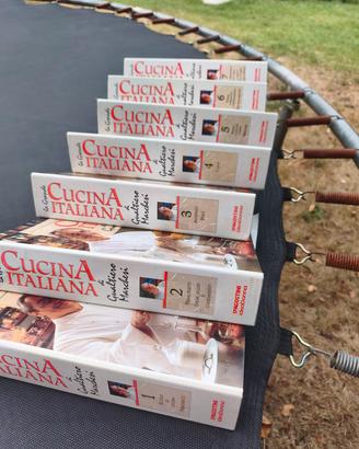 set di 7 libri ricette di Gualtiero Marchesi 