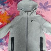 felpa nike tech grigia