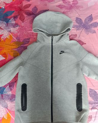 felpa nike tech grigia