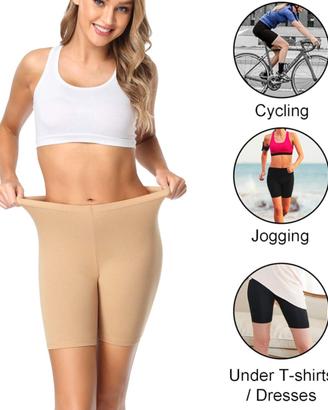 Leggings Corti Pantaloncini Sottogonna 2 pezzi