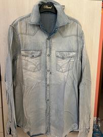 Camicia Gas Jeans slim fit taglia L Denim