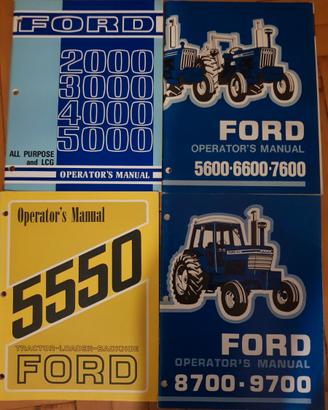 Manuali riparazione manutenzione trattori ford