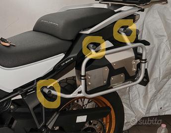 CF moto 800 mt - Set 8 Tappi telai - con logo
