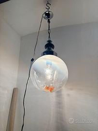 Lampadario a sfera Mazzega