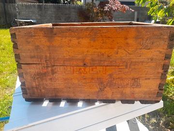 scatola di legno birra moretti