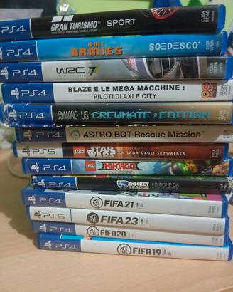 lotto giochi Ps4 e PS5 