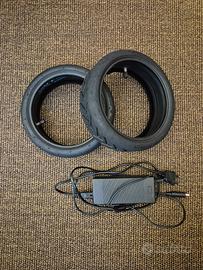 Pneumatici + camere + caricabatterie per Xiaomi
