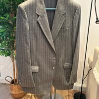 Giacca sartoriale Blazer Vintage 1983 lana vergine