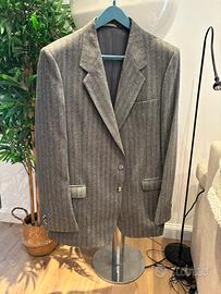 Giacca sartoriale Blazer Vintage 1983 lana vergine