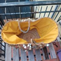 borsa mare con grande paillettes 
