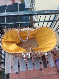 borsa mare con grande paillettes 