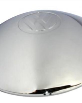 Borchia ruota cromata con logo originale Wolkswage