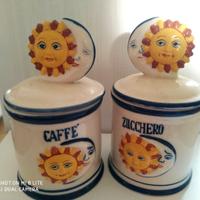 Barattoli caffè e zucchero