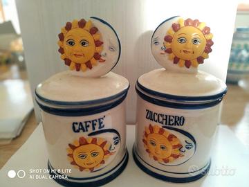 Barattoli caffè e zucchero