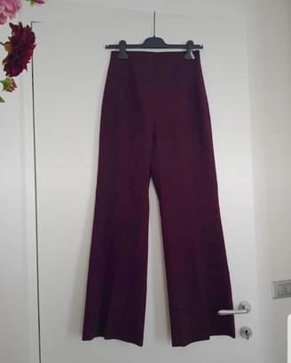 Pantaloni palazzo viola