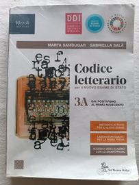 libri testo italiano -Codice letterario -Rizzoli-