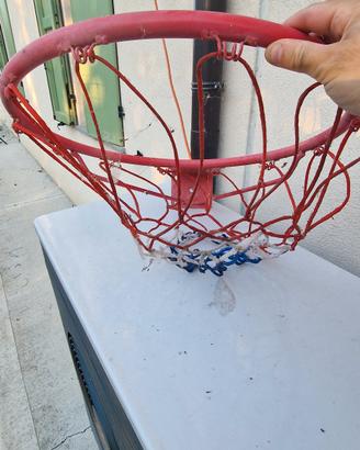 canestro basket montaggio a muro
