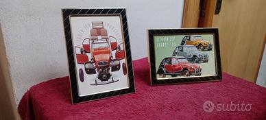 quadro portafoto Citroen 2CV charleston 