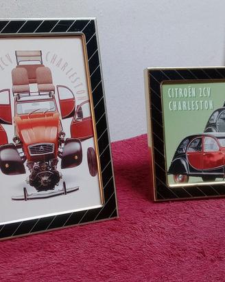 quadro portafoto Citroen 2CV charleston 
