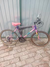 bicicletta uomo nera ruota 28 MB ruota 26 e bimba