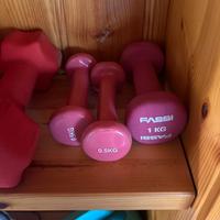 Manubri vari palestra fitness