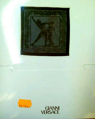 Foulard scialle seta organza gianni versace