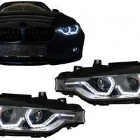 Fanali anteriori neri con LED BMW SERIE 3 F30 F31